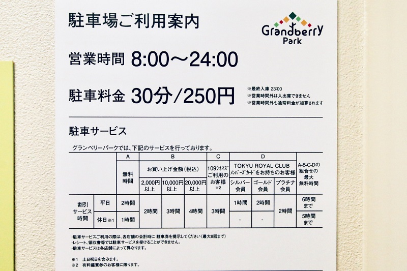 グランベリーパーク南町田駐車場料金や混雑は 臨時 ペット可も紹介 Lily S Cafe